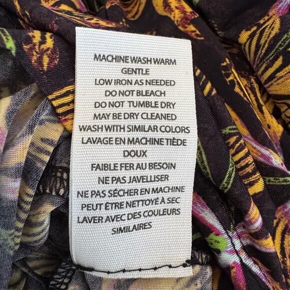 ULLA JOHNSON Fernanda Drop-Waist Floral-Print Stretch-Jersey Turtleneck Dress - Picture 9 of 9